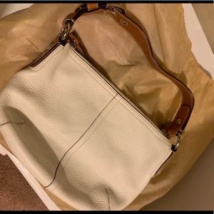 Pebble leather Coach small hobo